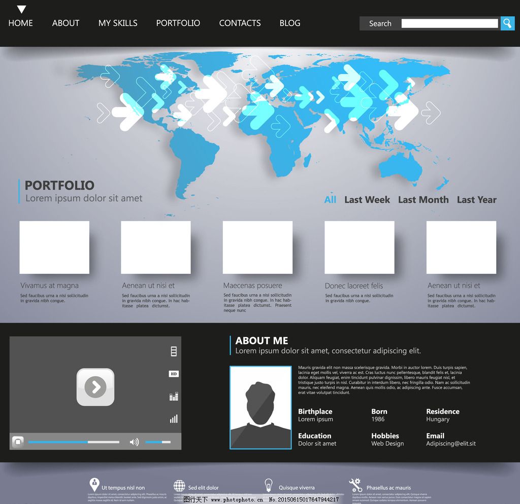 網頁設計素材圖片 打造引人入勝的網頁界面的關鍵元素